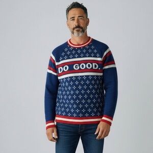 Cotopaxi Libre Do Good Wool Sweater Men’s L Multicolor Crewneck
